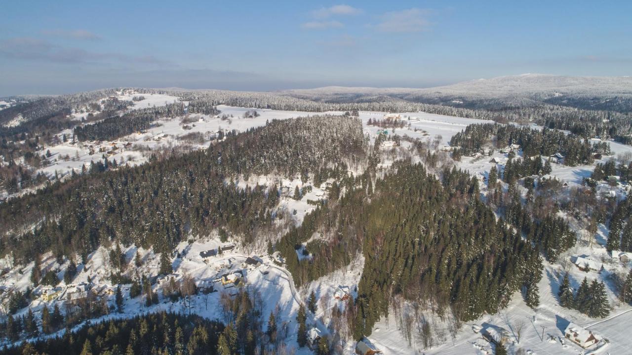 Pension Pod Vlekem Janov nad Nisou Exteriör bild